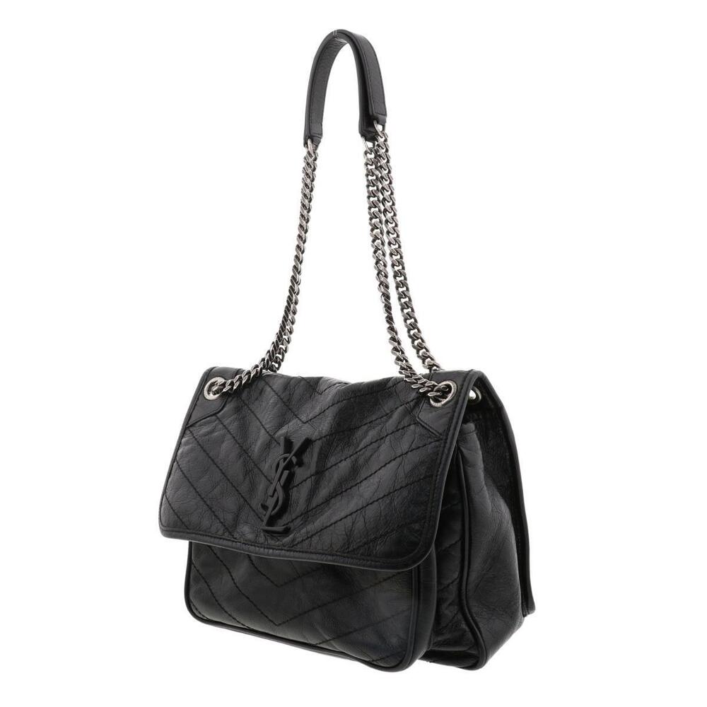 Saint Laurent Yves BABY NIKI Shoulder Bag Black - Picture 2 of 6